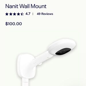 Nanit Wall Mount NWT NIB